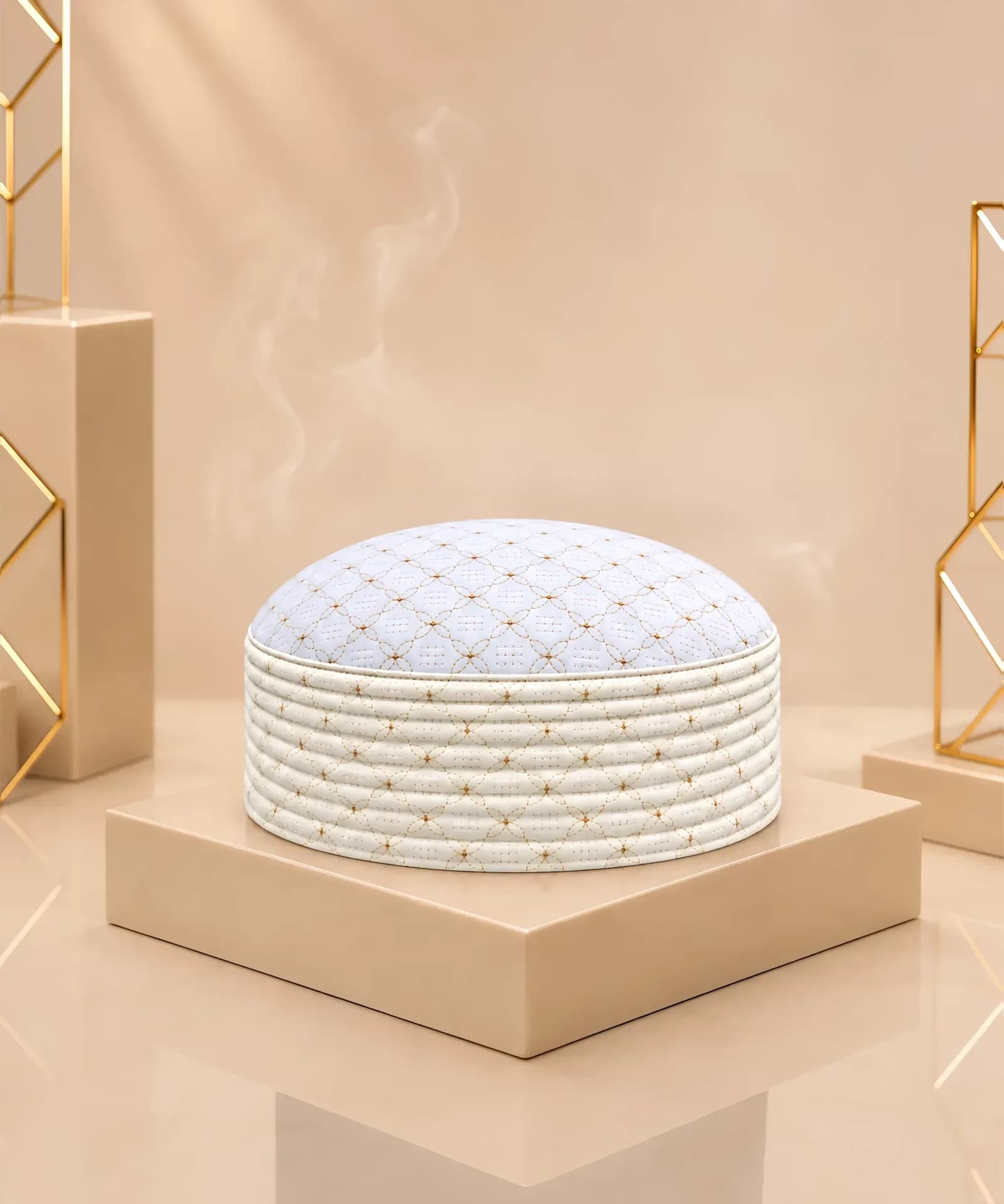 Lahori Kufi Signature — White